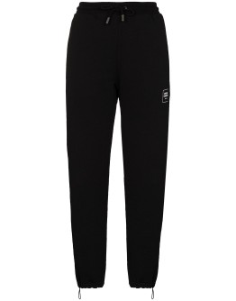 Small Box logo-patch track pants