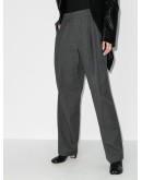pleated wool trousers