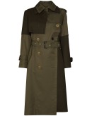 belted double-breasted trench coat