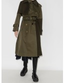 belted double-breasted trench coat