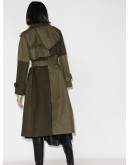 belted double-breasted trench coat