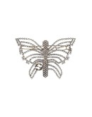 crystal-embellished butterfly hair slide