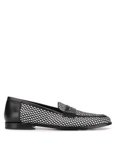 checkered loafers