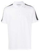 striped sleeve polo shirt