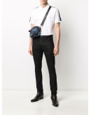 striped sleeve polo shirt
