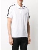 striped sleeve polo shirt