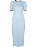 FF logo-jacquard midi dress