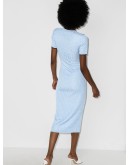 FF logo-jacquard midi dress