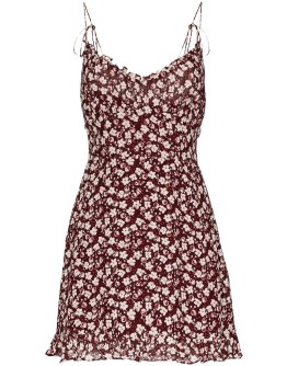 Esther floral-print mini dress