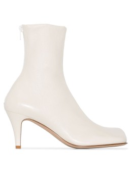 square-toe 70mm ankle boots