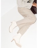 square-toe 70mm ankle boots