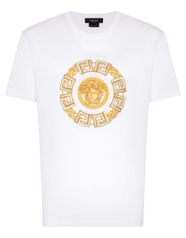 Medusa embroidered T-shirt