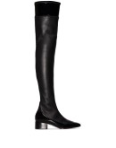 40mm thigh-high leather boots