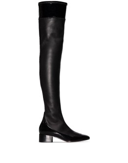 40mm thigh-high leather boots