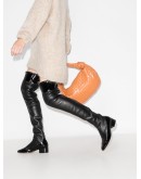 40mm thigh-high leather boots