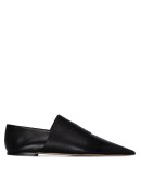 Perforated anagram flat pumps