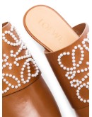 Anagram 70mm faux pearl-embellished mules