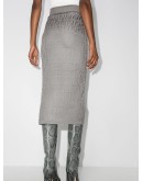 FF high-waisted midi skirt
