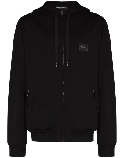 logo plaque hoodie