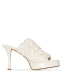 BV 105mm woven leather mules