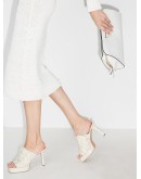 BV 105mm woven leather mules