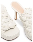 BV 105mm woven leather mules