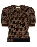 FF-print knitted top