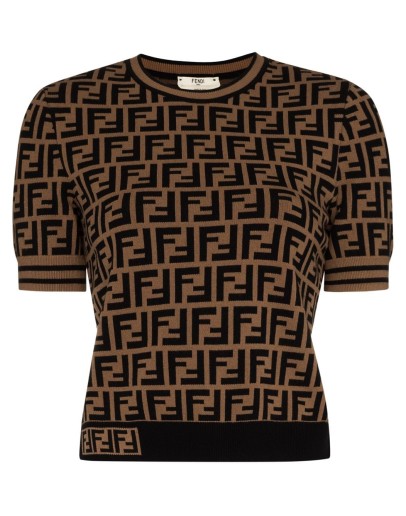 FF-print knitted top