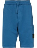 logo-patch track shorts