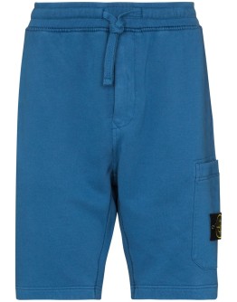 logo-patch track shorts