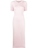 jacquard knit FF motif dress