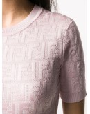 jacquard knit FF motif dress