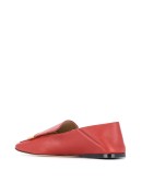 logo plaque loafers