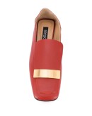 logo plaque loafers