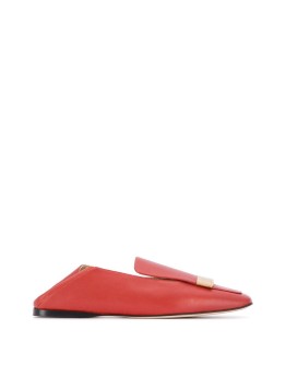 logo plaque loafers