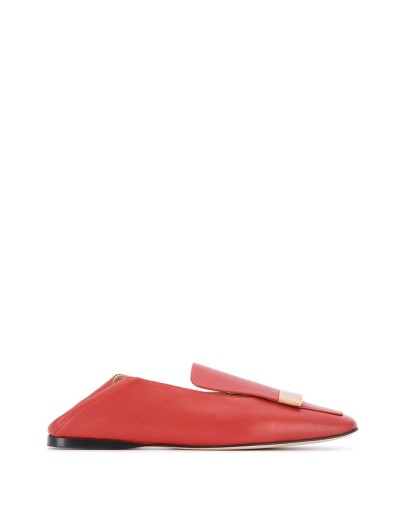 logo plaque loafers
