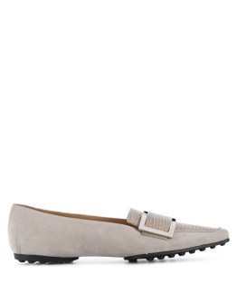 textured effect loafers