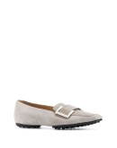textured effect loafers