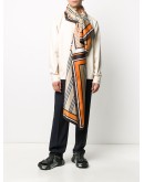 mixed print scarf