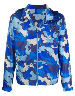 camouflage-print windbreaker jacket
