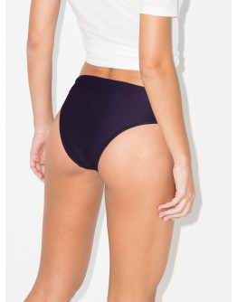ribbed-design bikini briefs