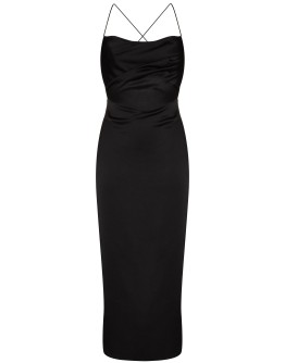 cross-back slip dress