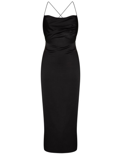 cross-back slip dress