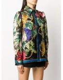 Autumn print buttoned shirt