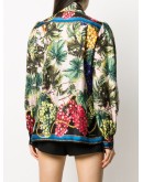 Autumn print buttoned shirt