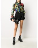 Autumn print buttoned shirt