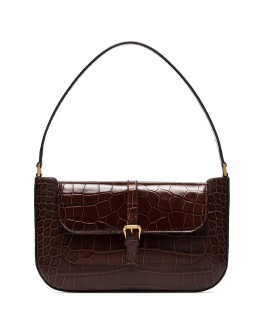 Miranda croc-effect shoulder bag