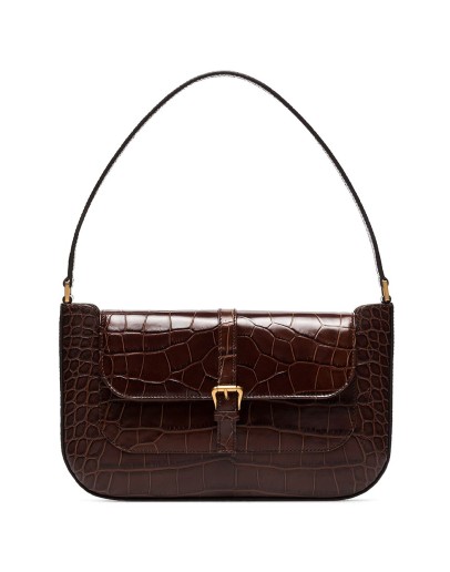 Miranda croc-effect shoulder bag