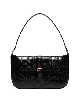 Miranda snake-effect leather shoulder bag
