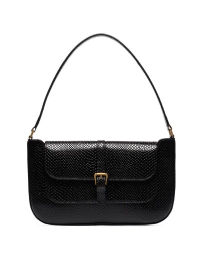 Miranda snake-effect leather shoulder bag